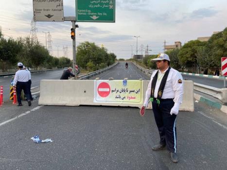 بزرگراه شهید چمران امشب مسدود می شود