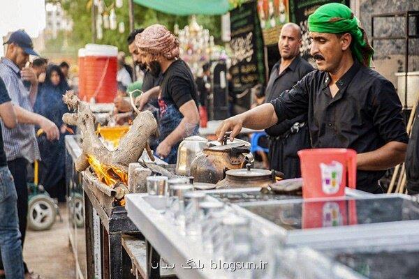 موکب ایران یاران جوان در راه پیاده روی اربعین