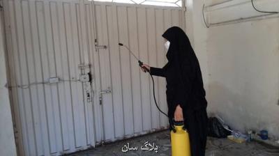 مشاركت بانوان بسیجی برای بیماری یابی محله به محله در روزهای نوروز